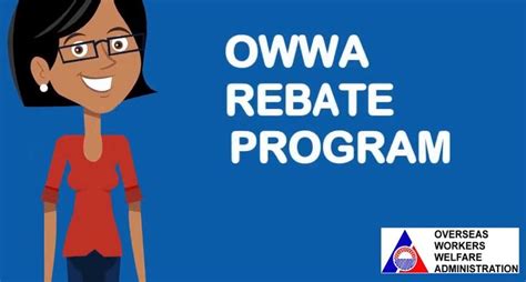 OWWA opens online rebate portal for OFWs .